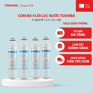 Combo 4 lõi lọc nước Toshiba PP + C1 + RO + C2 dùng cho máy TWP-W1643SV