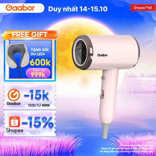 Máy sấy tóc Gaabor GHD-N1000D sấy nhanh 2 chiều nóng lạnh công suất 1000W độ ồn thấp ánh sáng xanh