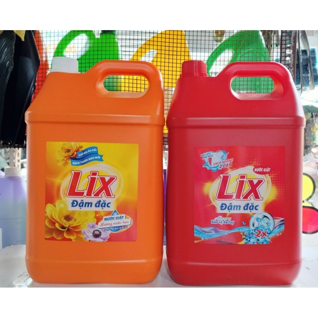 NƯỚC GIẶT LIX ĐẬM ĐẶC CAN 9KG