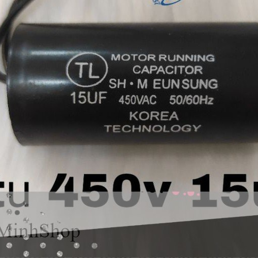 tụ máy bơm 450Vac 15uf