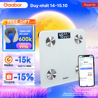 Cân sức khỏe điện tử thông minh Gaabor GWS-M02A phân tích chỉ số cơ thể có app đo cân nặng y tế