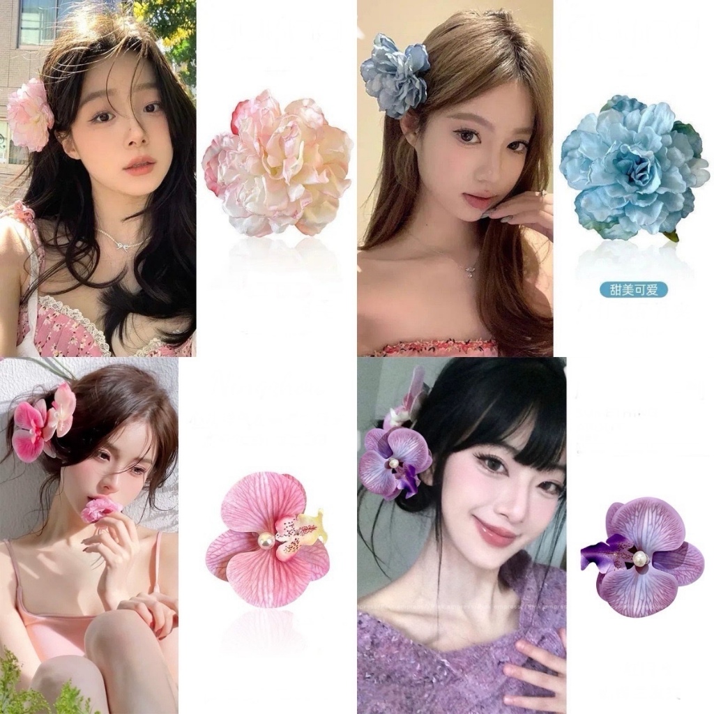 Kẹp Tóc Hoa Lan Phong Cách Cổ Điển Dễ Thương Nhiều Mẫu