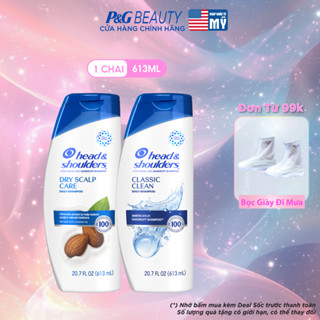 Dầu Gội Sạch Gàu HEAD & SHOULDERS Mỹ Sạch Sâu/ Dành Cho Da Đầu Khô - Chai 613ML