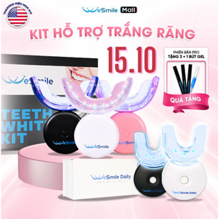 Máy làm trắng răng WESMILE SMILEKIT, máy tẩy trắng răng an toàn không chứa Hydrogen Peroxide, răng trắng sáng tại nhà