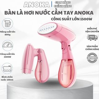  Bàn là hơi nước cầm tay ANOKA công suất 1500W bàn ủi hơi nước mini du lịch gấp gọn tiện lợi 