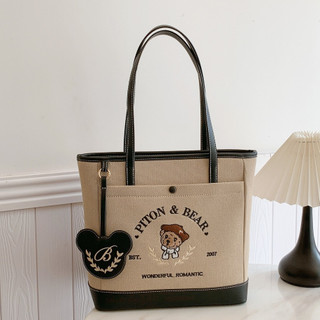 ( Chuẩn Hãng ) Túi Tote BeiBaoBao Vải Trơn Đa Nặng Tiện Lợi Đi Chơi , Đi Làm - 8398