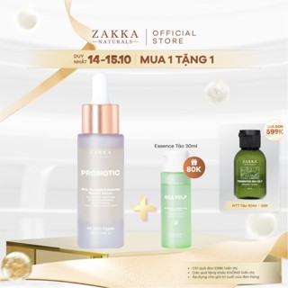 [MINISIZE] Tinh chất hỗ trợ lợi khuẩn giúp khoẻ da Probiotic Skin Strength & Defense Zakka Naturals 15ml