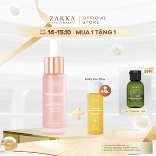 [MINISIZE] Tinh chất Revival B3 Zakka Naturals hỗ trợ mờ thâm đỏ và sáng đều màu da 15ml