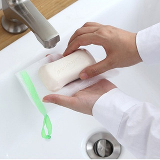 Túi Lưới Tạo Bọt Xà Phòng 2 Lớp Siêu Mịn - Tiết Kiệm Xà Bông, Treo Tiện Lợi
