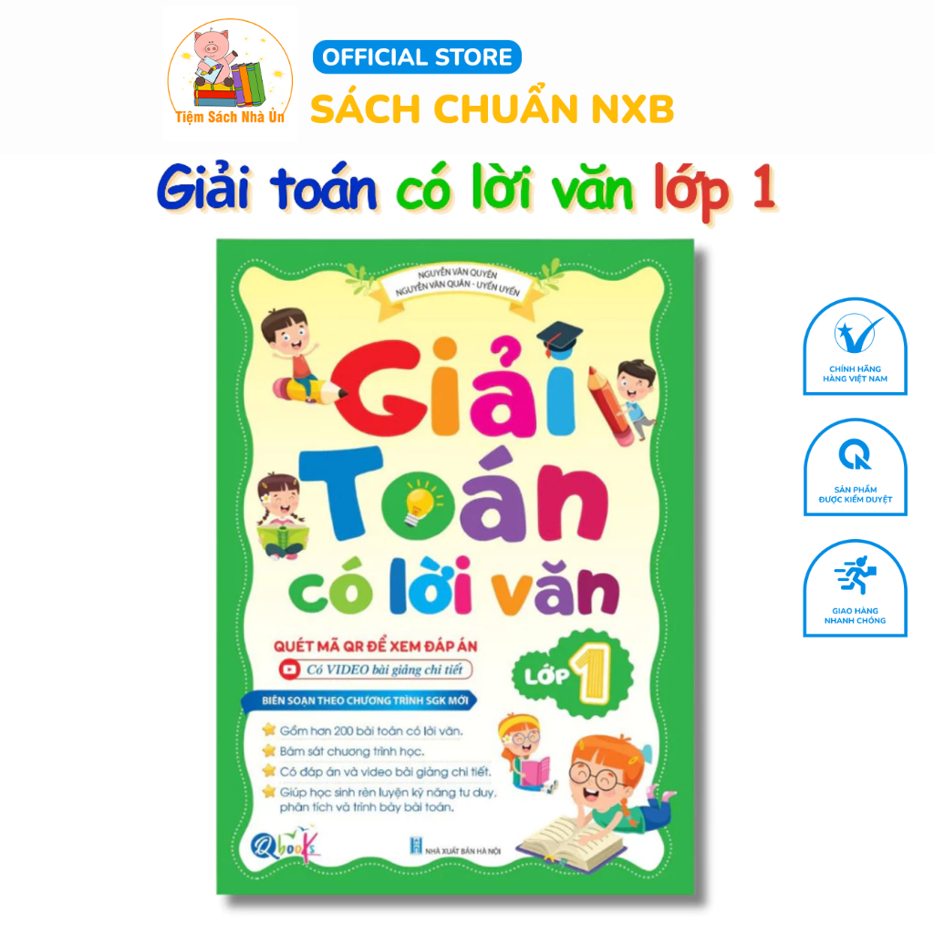 Sách - [ Lớp 1 ] - Giải toán có lời văn lớp 1