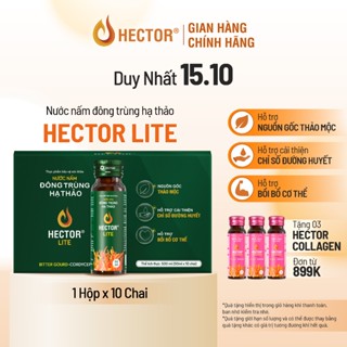 Nước Nấm Đông trùng hạ thảo Hector Lite hỗ trợ cải thiện chỉ số đường huyết