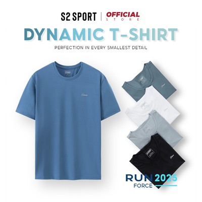 COMBO 2 Áo thun nam S2 SPORT áo tshirt ngắn tay EXDRY thun lạnh không nhăn thấm hút mồ hôi STS06.CB2