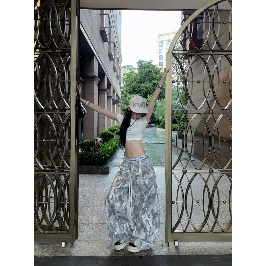 QUẦN KAKI CAMO FORM SIÊU RỘNG ĐEN STUDIO (Q11 CMXT) | BigBuy360 - bigbuy360.vn