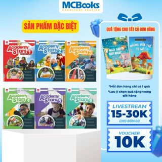 Sách - Academy Stars Pupil’s Book + Workbook - Sách học tiếng Anh cho trẻ chuẩn Cambridge