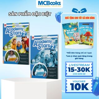  Sách - Academy Stars Pupil’s Book + Workbook 2 - Sách học tiếng Anh cho trẻ chuẩn Cambridge 