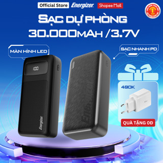Pin sạc dự phòng cao cấp Energizer 30000mAh/ max 45W chính hãng sạc nhanh lên đến 7 cổng sạc ra tiện lợi bảo hành 1 năm