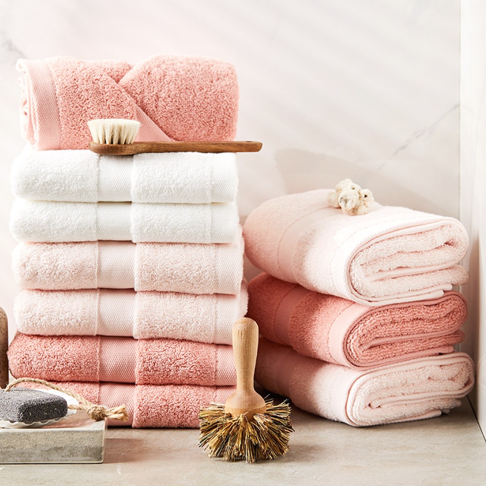 Khăn Tắm Gội Đầu Siêu Mềm Soft Touch Prime 40x80cm – Chuẩn Hàn Quốc, Kháng Khuẩn, Cotton Thoáng Mát