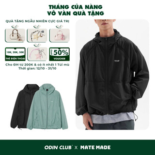 Áo khoác gió siêu nhẹ chống nước Ultra Light ODIN CLUB, Áo khoác thời trang nam nữ, form oversize, chất gió mỏng nhẹ