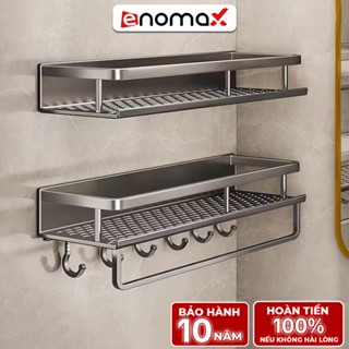Kệ để đồ nhà tắm Enomax dán tường, đựng đồ đa năng. Chất liệu n hôm hàng không cao cấp, dày dặn, chống gỉ sét ( 0112)