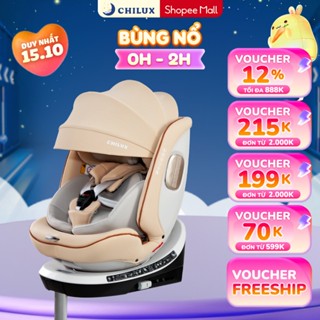 Ghế ngồi ô tô cho bé CHILUX X86 từ sơ sinh đến 12 tuổi - Đạt chuẩn I-Size, Thanh chống lật an toàn
