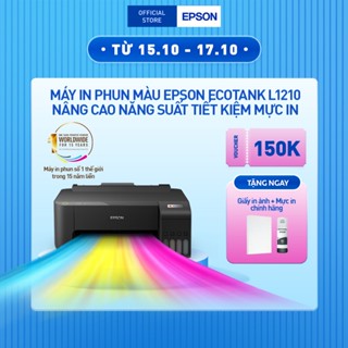Máy In Phun Màu Epson EcoTank L1210 Nâng Cao Năng Suất Tiết Kiệm Mực In