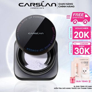 Phấn Phủ Kiềm Dầu Tím Nâng Tông CARSLAN Chính Hãng- Chống Nước Kiềm Dầu Lâu Trôi 8g Tự Nhiên 24h
