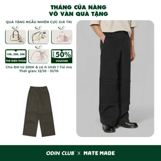 Quần kaki Draft Pants Odin Club, Quần dài thời trang form wide fit chất liệu vải kaki, Local Brand ODIN CLUB