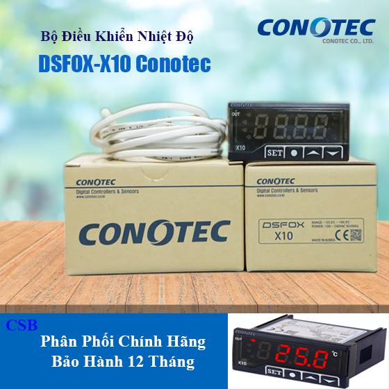 Điều Khiển Nhiệt Độ DSFOX-X10 Chính Hãng CONOTEC-Hàn Quốc