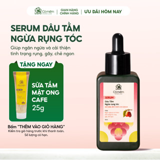 Serum Dâu Tằm Ngừa Rụng Tóc Hỗ Trợ Mọc Tóc Cải Thiện Gãy Rụng Hư Tổn ChoTóc Dày Mượt Cỏ Mềm 30ml