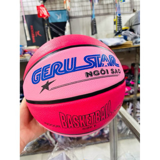 bóng rổ gerustar 4 màu chính hãng size 5,6,7 (có ship hoả tốc) tặng kim bơm bóng & lưới