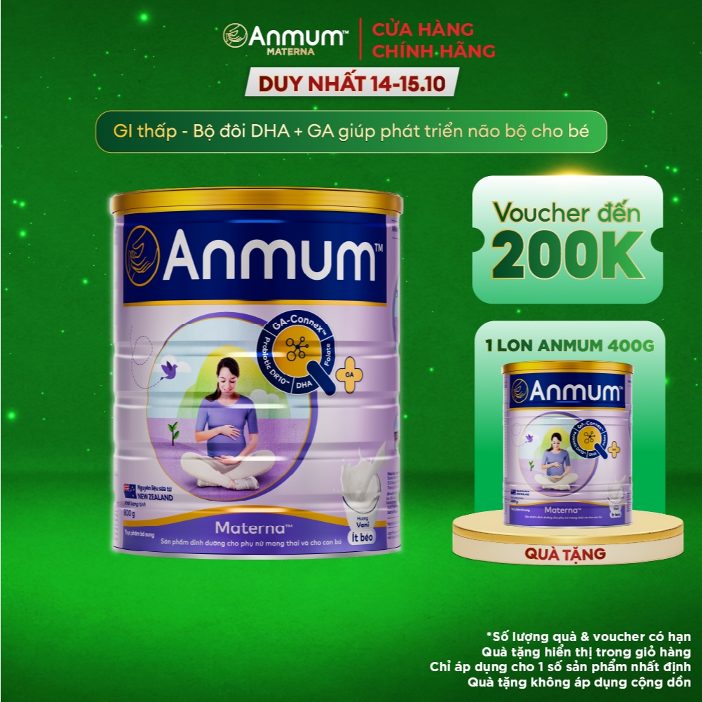 Sữa Bột Dành Cho Mẹ Bầu Anmum Materna Hương Vanilla 800g