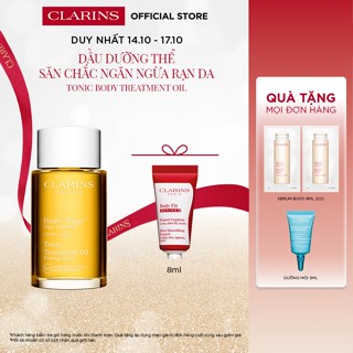 Dầu Dưỡng Thể Săn Chắc Ngăn Ngừa Rạn Da Clarins Tonic Body Treatment Oil 100Ml
