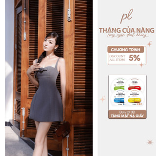  Đầm Dáng A Nơ Cúp Phối Hoa Nổi STELLA DRESS - Thiết kế PL Clothing 