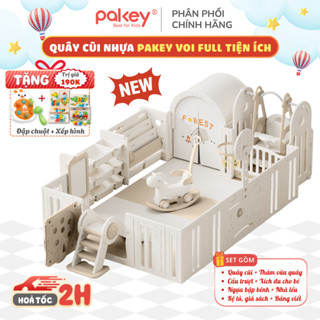 [NEW 2025] Set Quây Full Cao Cấp Cho Bé Kết Hợp Với Nhiều Trò Chơi Thú Vị Cầu Trượt, Xích Đu, Ngựa Bập Bênh Cho Bé