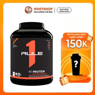 (TẶNG BÌNH) Sữa dinh dưỡng hỗ trợ tăng cơ whey protein | Rule 1 Proteins (5Lbs - 10Lbs) | WHEYSHOP VN