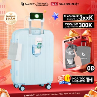 Vali Du Lịch Size 20/ Size 24 Bamozo, Vali Kéo Xách Tay Cao Cấp Bo Góc Tròn Chống Va Đập - Bảo Hành 5 Năm_8812