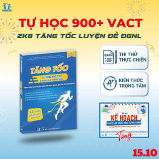 [V-ACT 2026] Sách Tăng tốc luyện đề thi Đánh giá năng lực ĐHQGTPHCM - HOCMAI