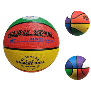 bóng rổ gerustar 4 màu chính hãng size 5,6,7 (có ship hoả tốc) tặng kim bơm bóng & lưới