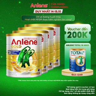 Combo 4 lon Sữa Bột Anlene Gold Hương Vani 800g