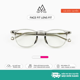  Gọng kính mắt thời trang ANNA nam nữ dáng tròn chất liệu nhựa cao cấp 380HQ147 