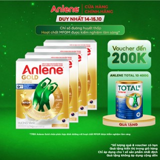 Combo 4 hộp Sữa Bột Anlene Gold Hương Vani 1.2kg