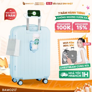 Vali Du Lịch B Bamozo Thời Trang Size 20/24inch, ABS Cao Cấp Bảo Hành 5 Năm - Lỗi 1 Đổi 1 Trong 30 Ngày_8812
