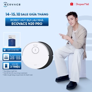 Robot hút bụi lau nhà Ecovacs Deebot N20 Pro - Lực hút mạnh mẽ 8000Pa