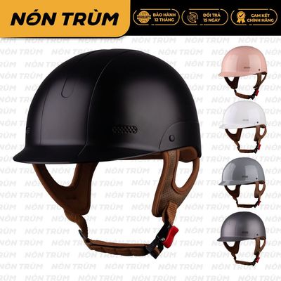 Mũ Bảo Hiểm Nửa Đầu M1 S04 Chính Hãng | Phong Cách Cổ Điển Sang Trọng, Đệm Da Êm | Nam Nữ Đi Xe Máy