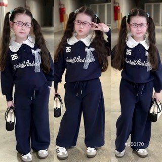 Sẹt bộ Nỉ 2da Tàu thu đông danh cho bé gái 9 - 42 kg Mã HD003