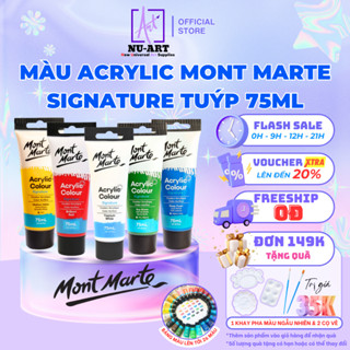 [CHÍNH HÃNG] Màu Acrylic 3D Mont Marte Signature 75ml – Màu Vẽ Acrylic Đa Năng, Giá Tốt