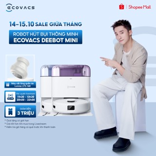 Robot hút bụi thông minh Ecovacs Deebot Mini - Lực hút 9000Pa - Dung lượng pin 3200mAh - Hoạt động 150 phút