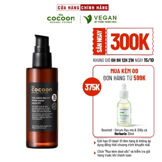 N15 - Serum tinh chất bí đao Cocoon 70ml 15% niacinamide sach mụn - VEGAN - Mỹ phẩm thuần chay