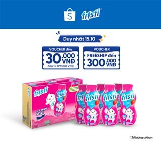 Thùng 48 Chai Sữa chua uống Fristi vị dâu 80ml/chai