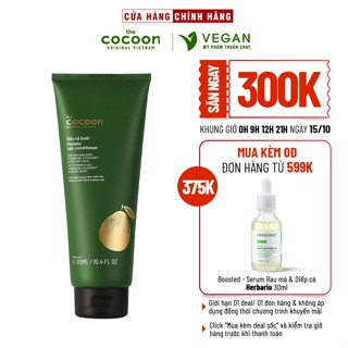 Dầu xả bưởi Pomelo dạng TUÝP Cocoon 310ml thuần chay giúp tóc mềm mượt